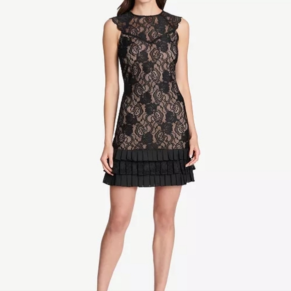 Kensie Dresses & Skirts - Kensie Lace Ruffled-Hem Dress, Size 6